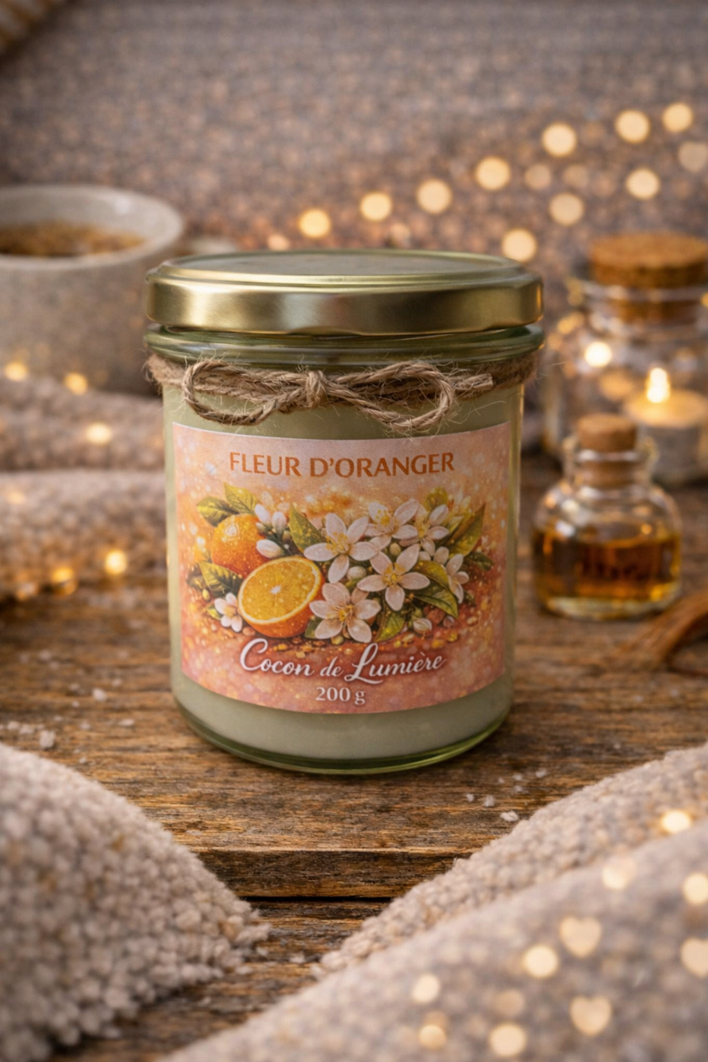 Bougie Parfumée « Fleur d’Oranger »