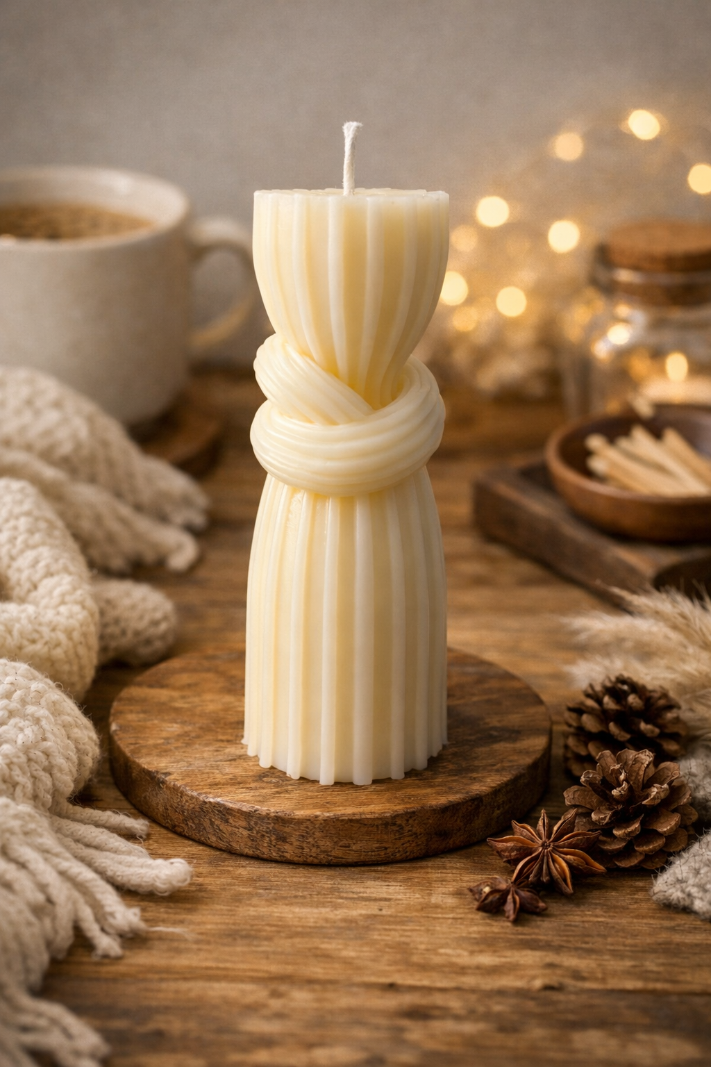 Bougie Sculptural « Talya »