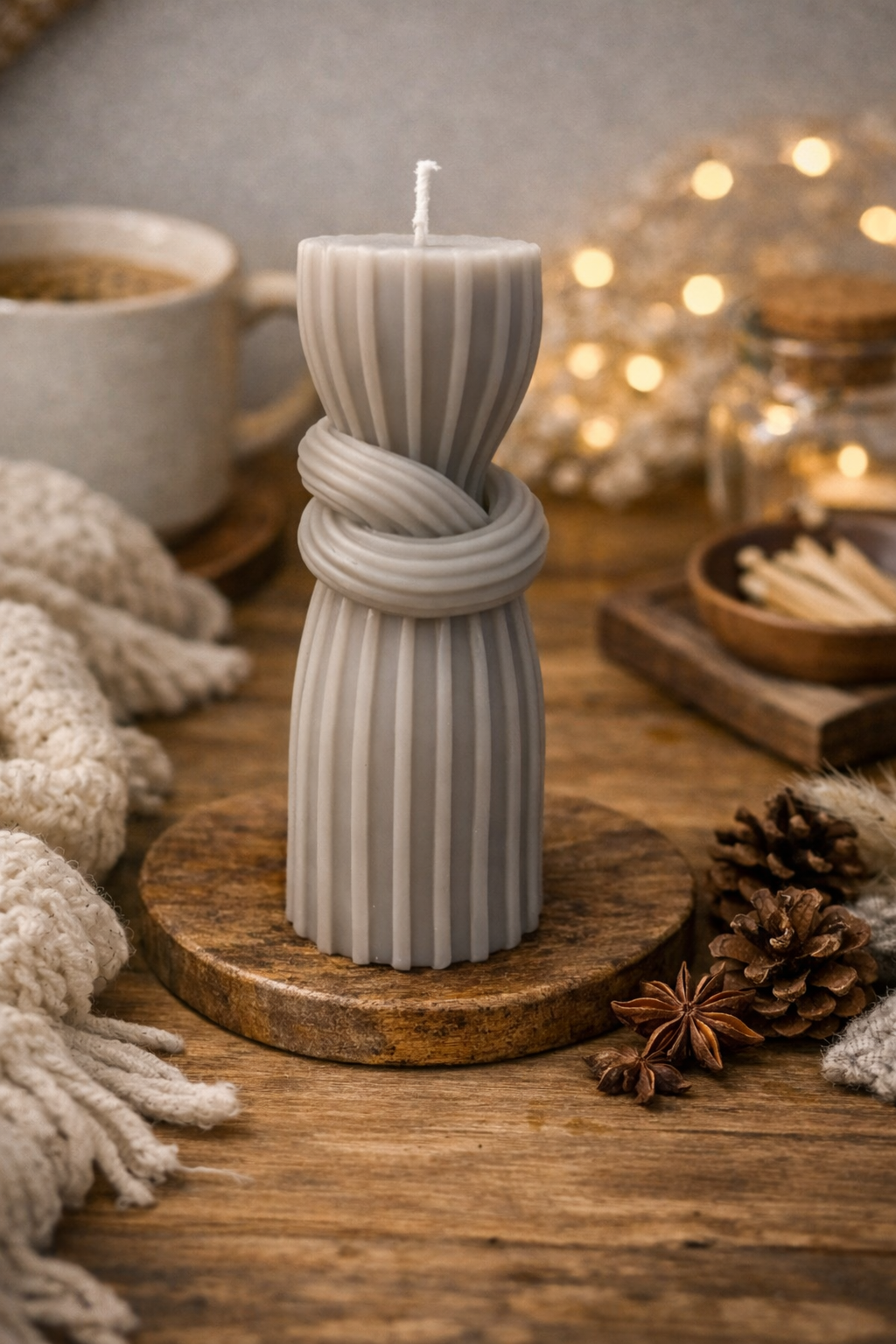 Bougie Sculpural « Talya »