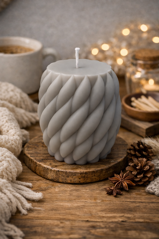 Bougie Sculptural «  Vela »