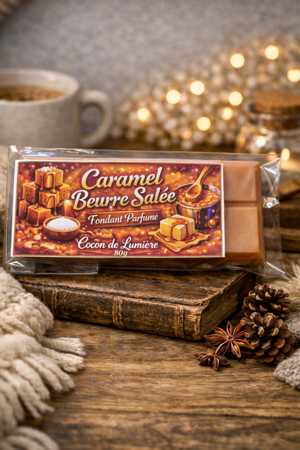 Fondants parfumés «Snap Bar » Caramel Beurre Salée