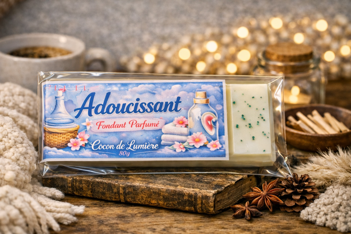 Fondants Parfumés « Snap Bar » Adoucissant .