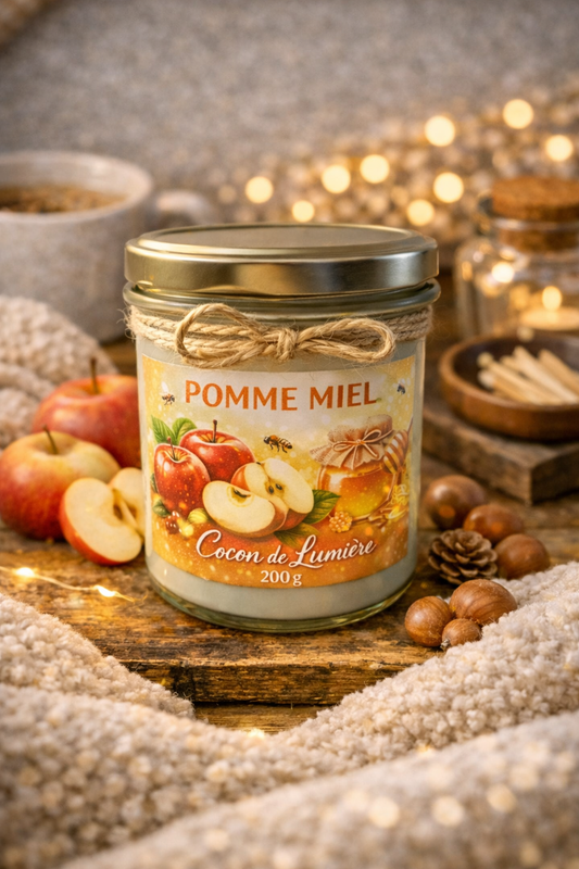 Bougie Parfumée « Pomme Miel »