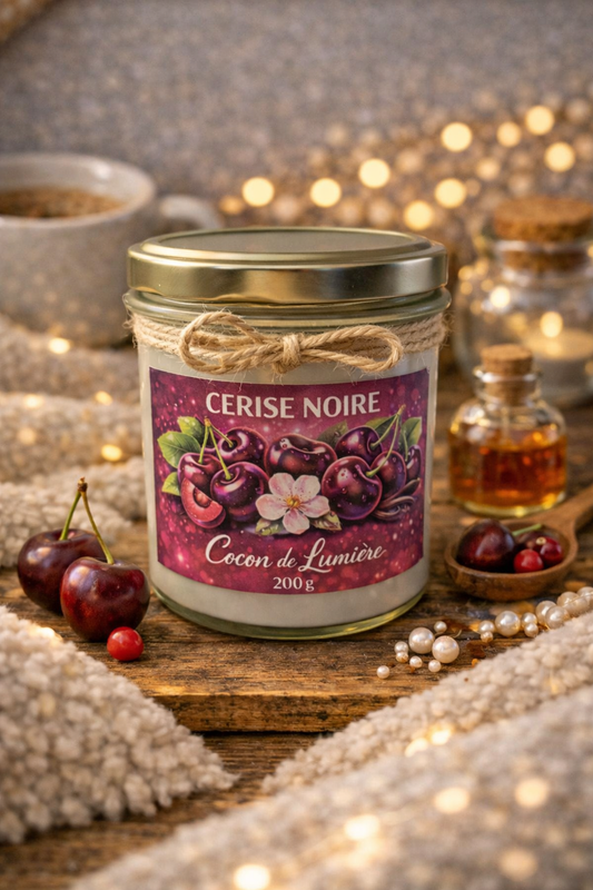 Bougie Parfumée Cerise Noire