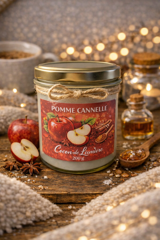 Bougie Parfumée Pomme Cannelle