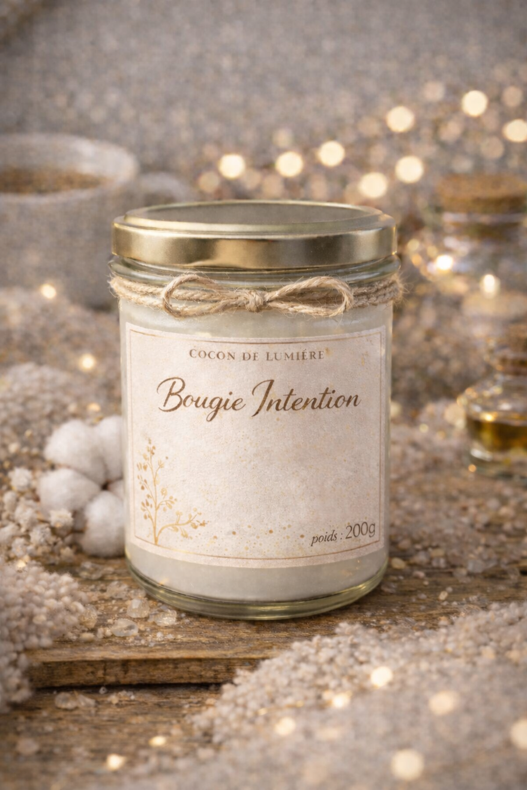 La Bougie « Intention » .