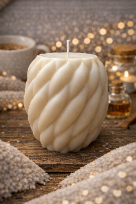 Bougie Sculptural « Araé »